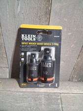 New Klein Tools Swivel Impact Wrench 3/8 1/2 ...