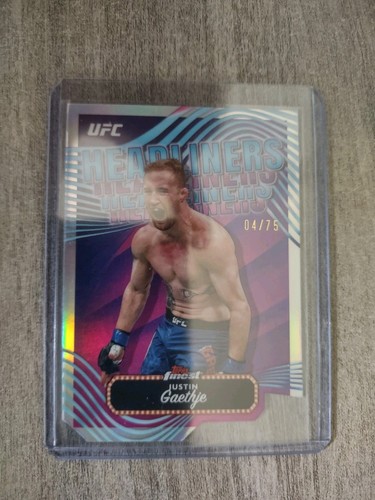 Carte Valentina Shevchenko 2024 Topps Finest Intimidators Déchirure 35/75