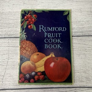 Vintage 1927 Rumford Baking Powder Fruit Recipes Cook Book