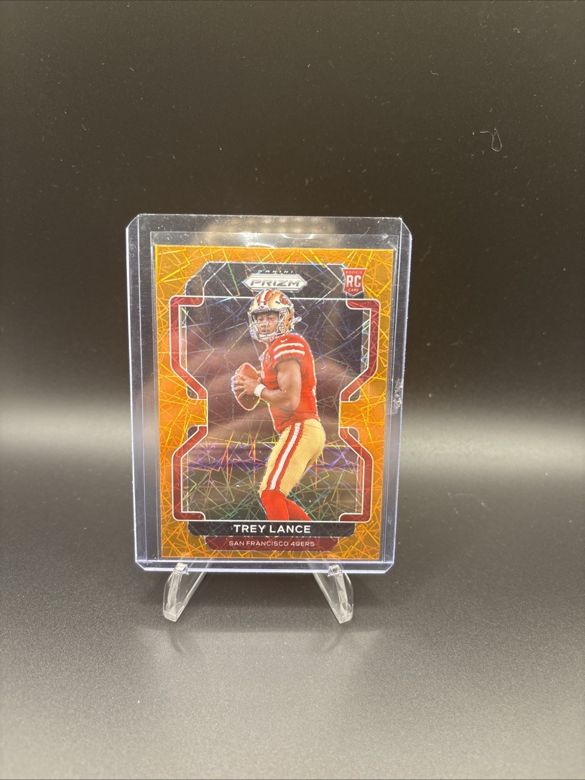 2021 Panini Prizm - Rookie Trey Lance #333 Lazer Prizm (RC)