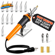 30W Electric Hot Knife Cutting Tool Hot Knife for Plastic Resin  Mesh Includes