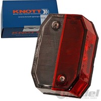 Knott Umrissleuchte Rot/Weiss Flexipoint I AnhÄNger Begrenzung Mit Dc-Anschluß