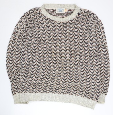 Hampton Bay Pullover Pulli Damen Mehrfarbig Baumwolle L