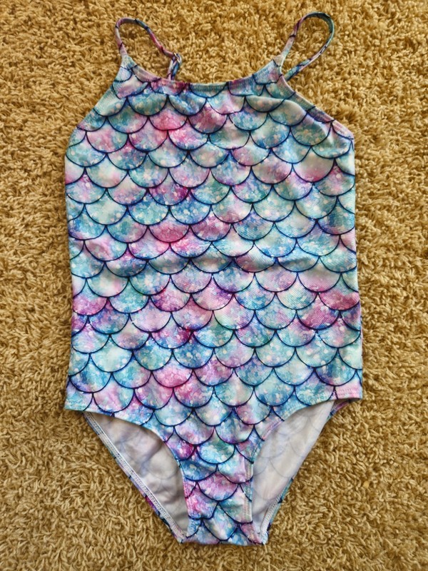 Mermaid one piece swimsuit in 6-7 Youth