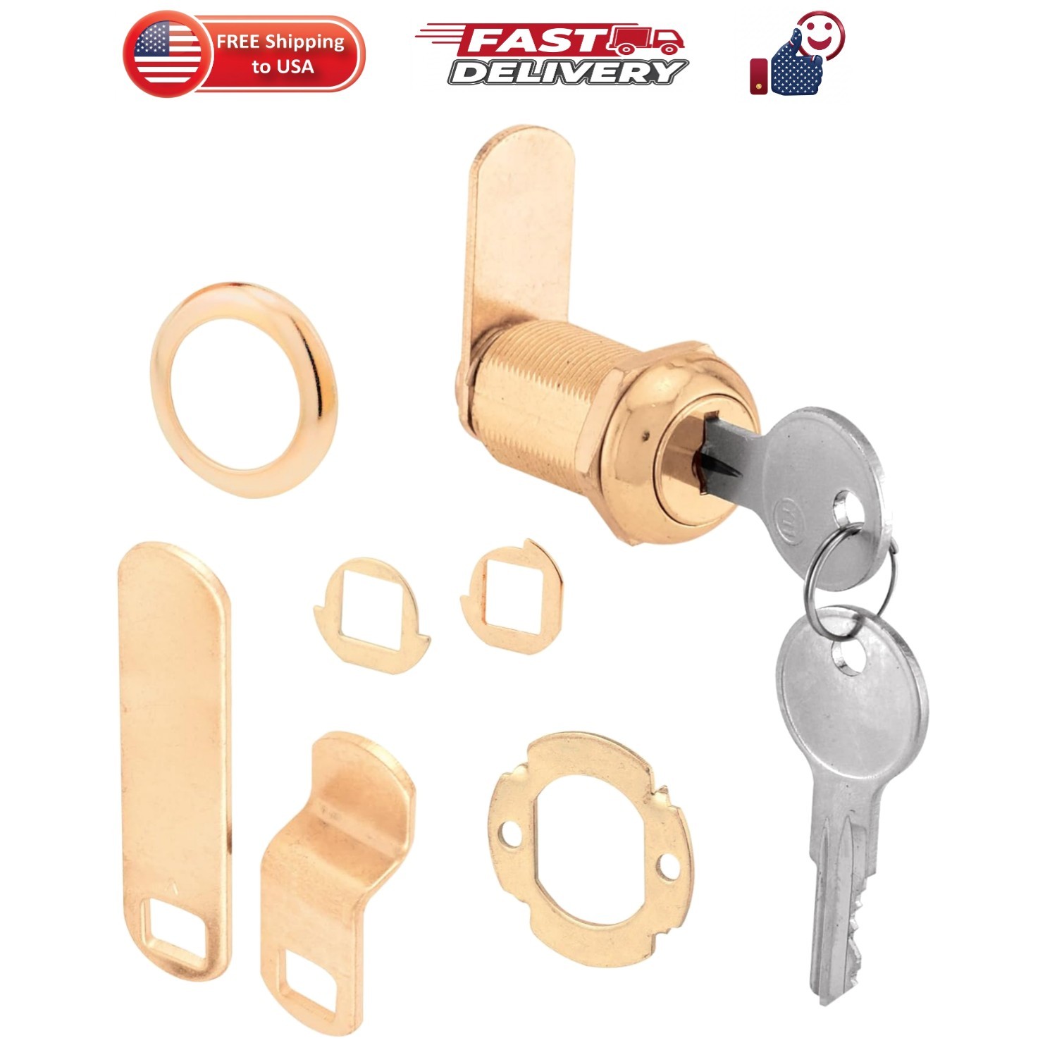 U 9946 Drawer and Cabinet Lock – Secure Important Files and Drawers, 1-1/8 in...