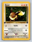 EEVEE 55/82 C TEAM ROCKET POKEMON 1ST EDITION HP