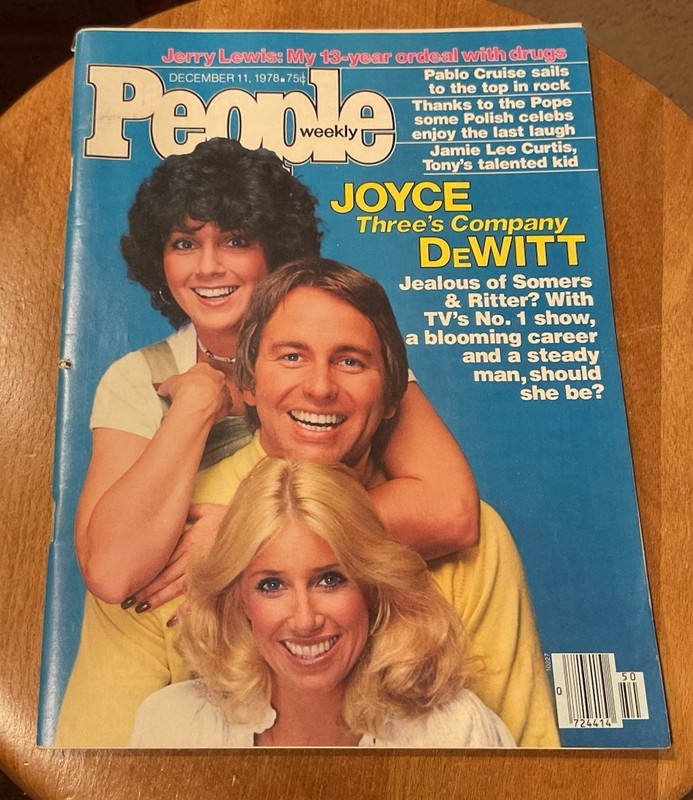 Vtg.People Magazine December 11 1978 Three's Company Joyce Dewitt Somers Ritter