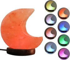 Himalayan Salt Lamp  Crystal Rock Salt Lamp NATURAL HEALING USB colour changing
