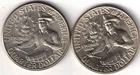 1976-D+P 25 Cent Brilliant Uncirculated Two Coins!