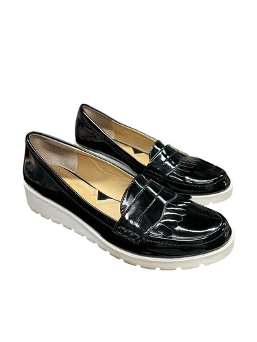 Scarpe mocassino con tacco Adrienne Vittadini in vernice misura 9,5 donna - Foto 2 di 9