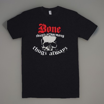 Bone Thugs N Harmony Thug Always New 2025 Skull Men's T-shirt Tee