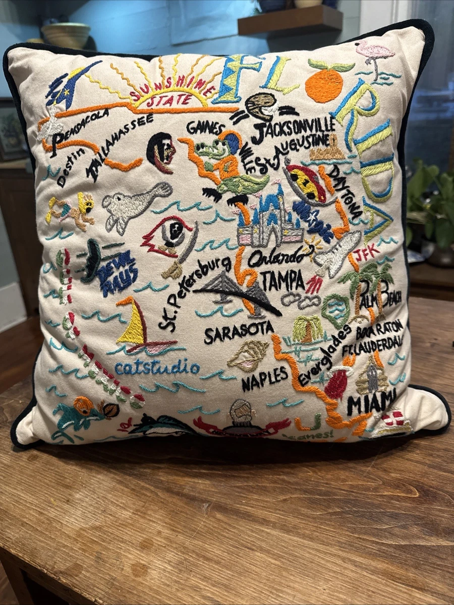 25+ catstudio Embroidered Home Décor Pillows for sale | Updated