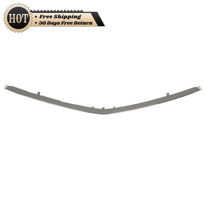 Silscvtt Hood Molding Trim Moulding For Cadillac SRX 2010-2016 Chrome BLACK