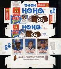 1977 Hostess Ho Hos Baseball Dave Cash Braun Meyer Panel Complete Box *HP103