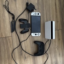 Nintendo Switch OLED White 64GB Console Boxed + 256GB SD Card Animal Crossing