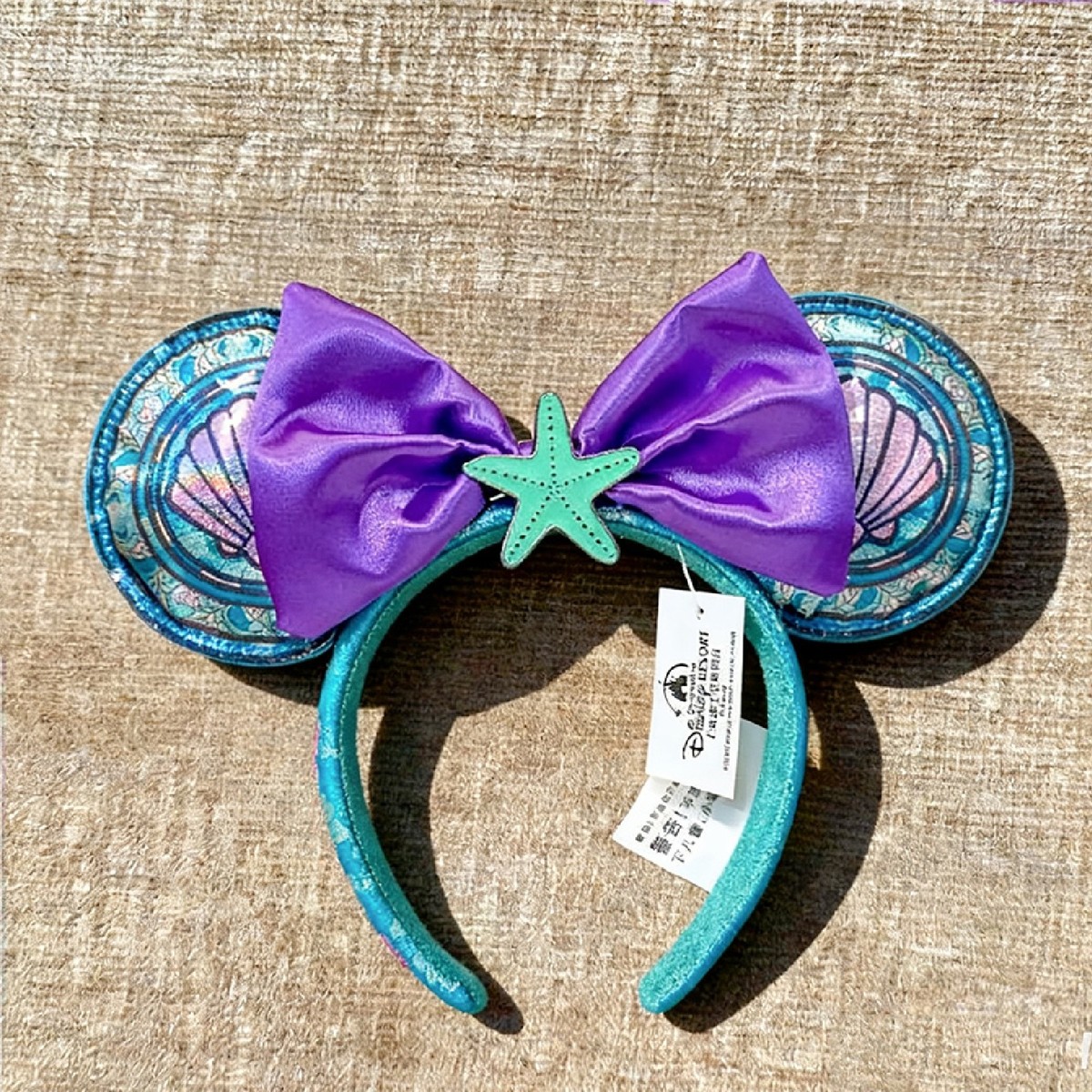 Loungefly Disney Princess Stained Glass Collection: Little Mermaid Ariel Ears Amazon.com: Loungefly Disney Princess Stained Glass  main image 2