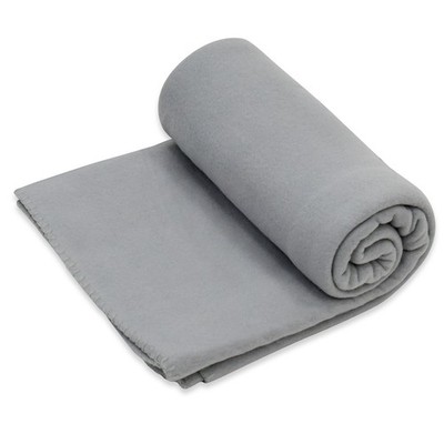 clever pick Fleecedecke - grau - 130x160 cm