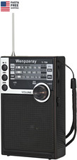 Y706 AM FM SW Pocket Radio Retro Battery Powered BT Speaker Receiver Black