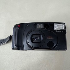 Fujifilm Tele Cardia Super-N Date 35mm Film Camera Black Used