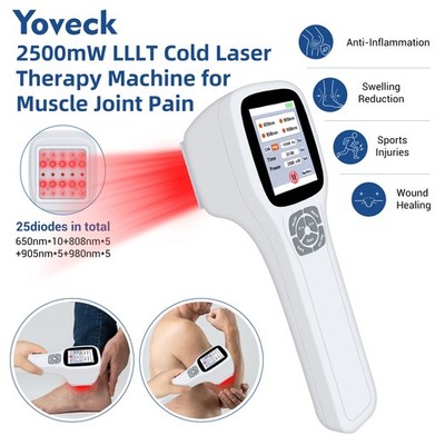 FourWave Red Near Infrared Laser Therapy Device 2500mW 25 Diodes Touchscreen