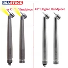 NSK Style Dental Surgical 45° Degree/ LED High Speed Handpiece Turbine 2/4 Holes