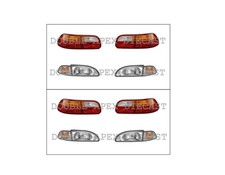 Hot Wheels Honda Civic Si Eg Headlight And Tail Lights Waterslide Decals 2 Sets