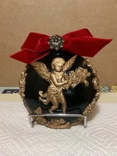 Hand Decorated Christmas Ornament - #4 Angel