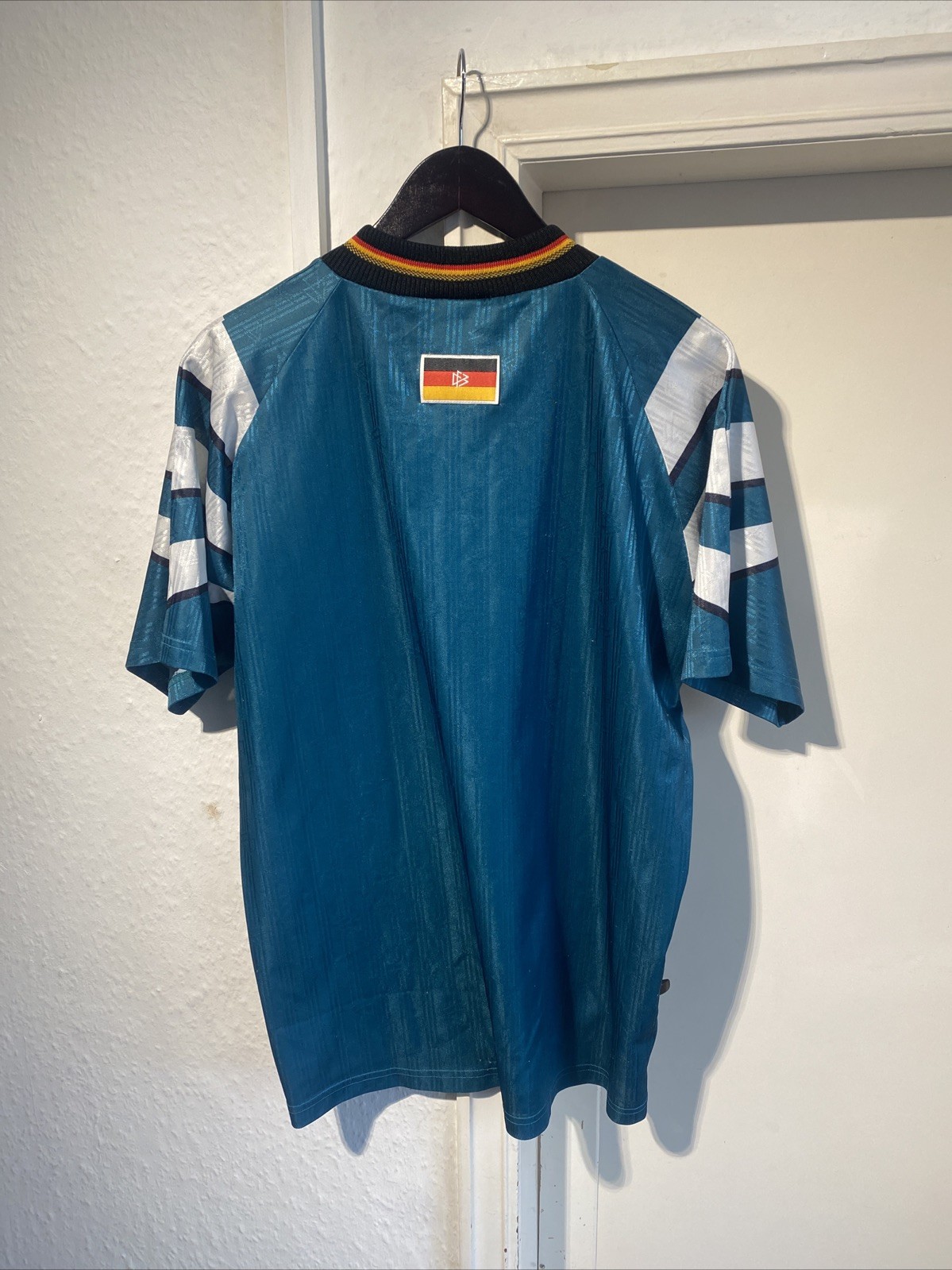 Germany Adidas New Shirt Vintage Jersey Camiseta Away 1996-98 Size Large thumbnail 4