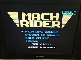 CARTUCHO DE JUEGO NINTENDO NES MACH RIDER PROBADO