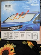 Lantu Windshield Sun Shade for Camry 20 to 25 Sun Visor