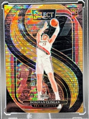 2024-25 Panini Select Prizm Gold Pulsar Donovan Clingan RC FOTL #ed /18 eBay 1/1