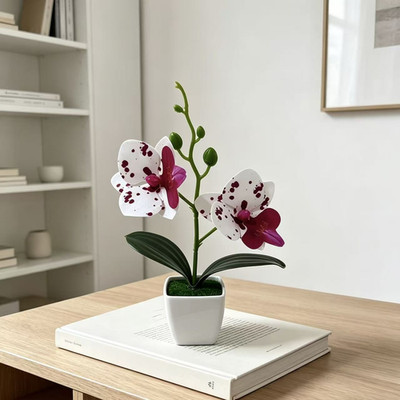 Künstliche Orchidee Blume Pflanze Phalaenopsis Art für Hochzeit Event Dekorati