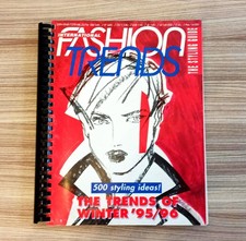 Seltene Rarit&auml;t &ndash; International Fashion Trends 95/96 Trendbuch mit Skizzen & Run