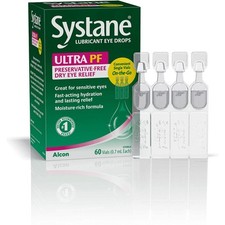 Systane Ultra PF Lubricant Eye Drops 60 Vials   Retail $33.99 BRAND NEW