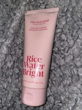 The Face Shop Rice Water Bright Foaming Facial Cleanser, 5 fl oz EXP 01/2027
