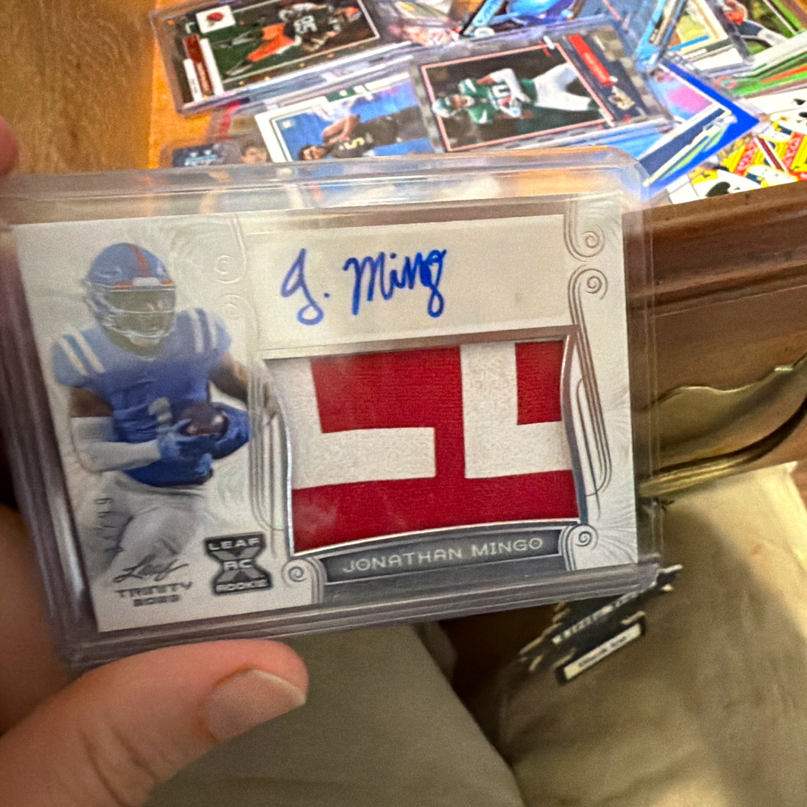 Jonathan Mingo Leaf Trinity Patch Autographs #PAJM2 Base
