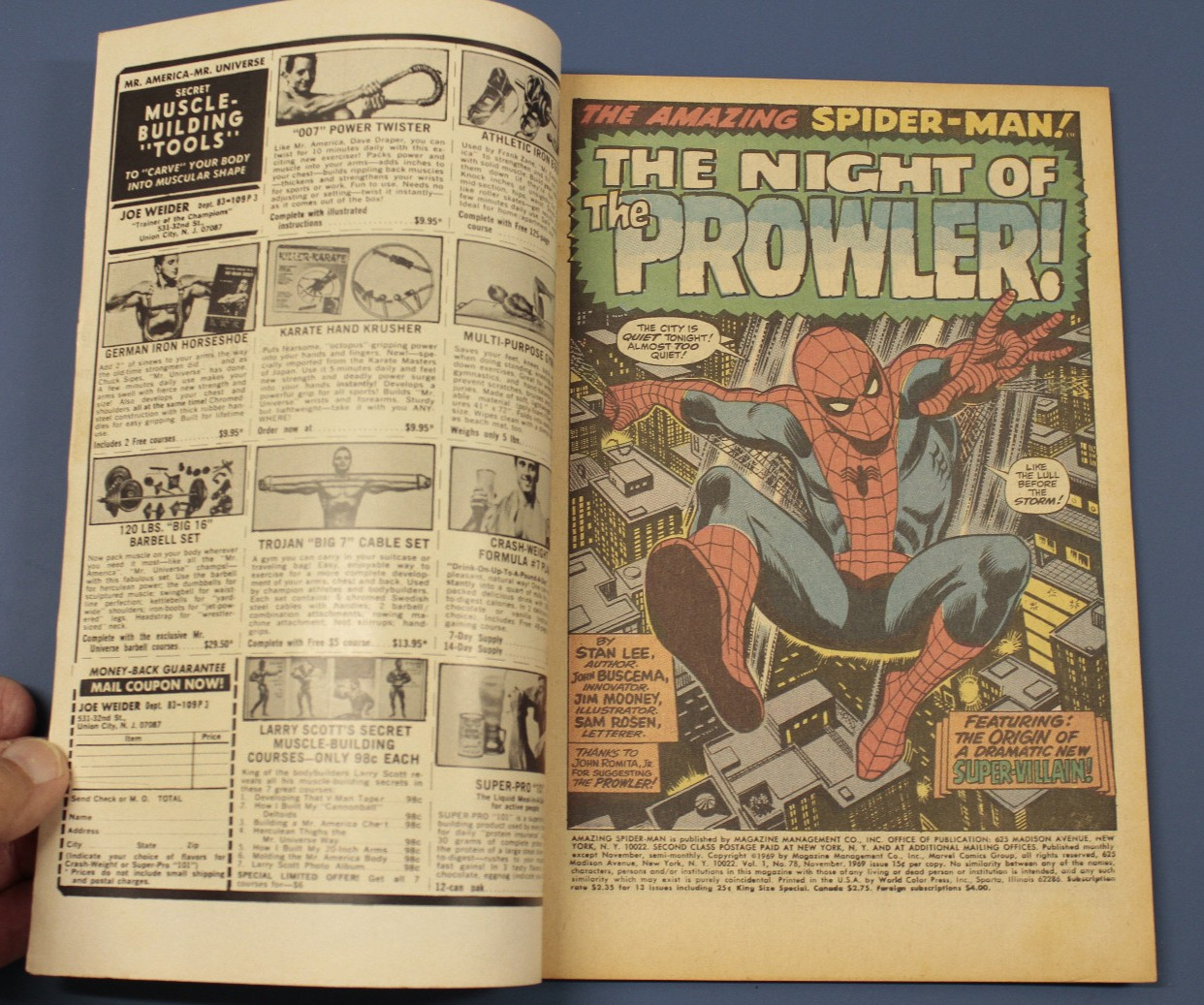 Amazing Spider-Man #78 Marvel Silver Age 1969 KEY 1st Prowler Stan Lee, Buscema thumbnail 12