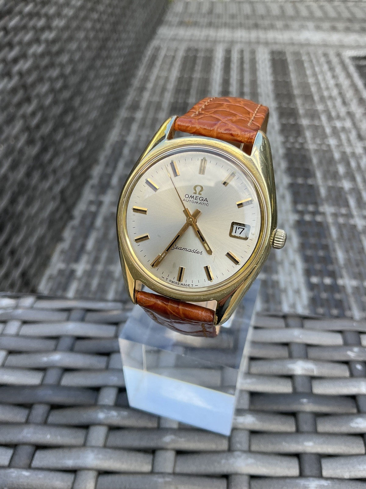 Stunning Omega Seamaster Gold Plated