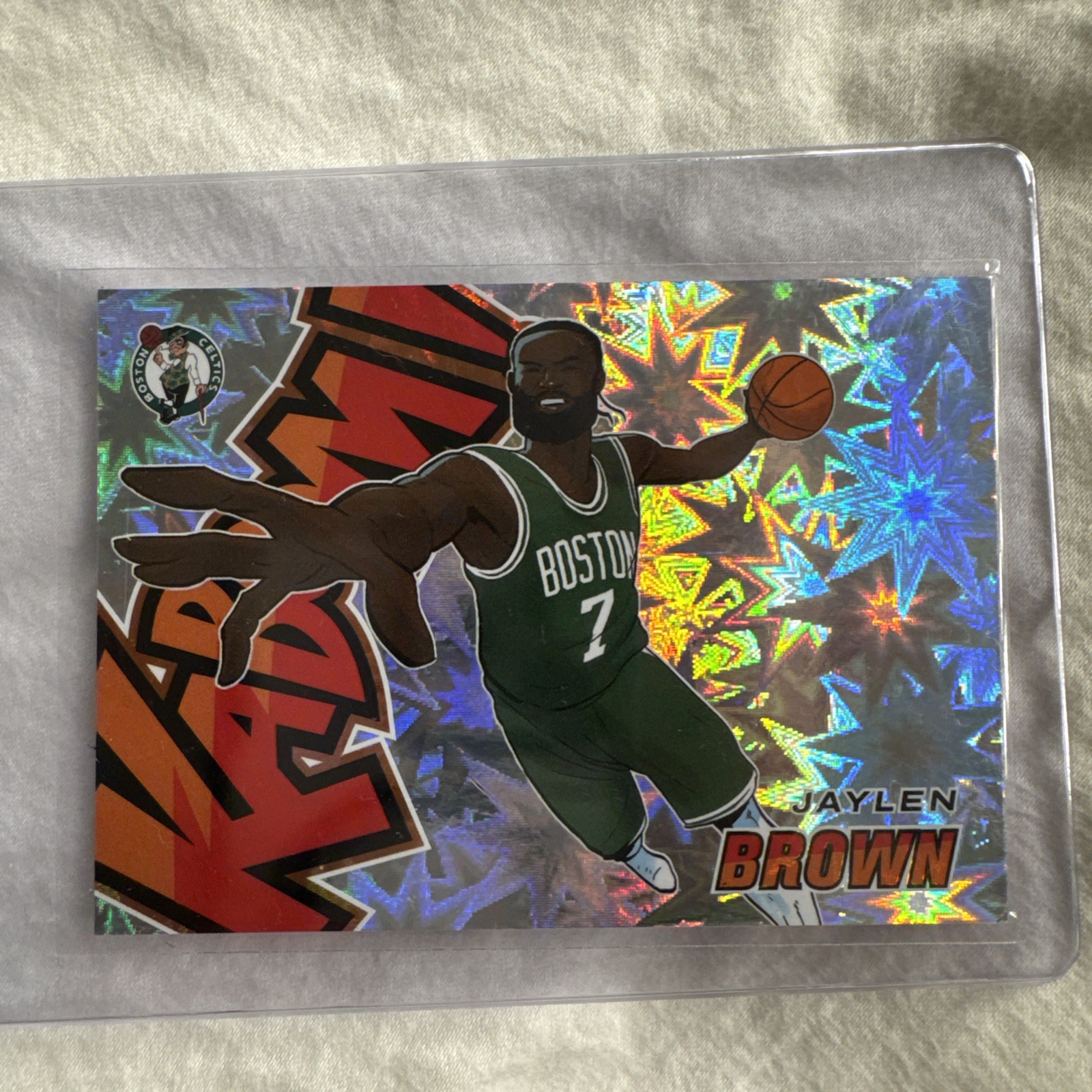 2024-25 Panini Revolution Boston Celtics Jaylen Brown Horizontal KABOOM! #6 SSP