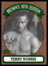 1994 Brown's Boxing 10Th Edition Terry Norris #50