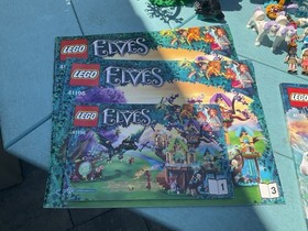 Lego Elves Minifigures Lot Manuals Bat Houses 41187 41177 41179  41175 41178
