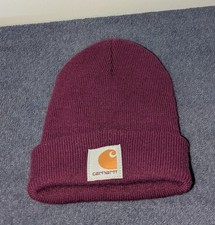 Carhartt Toddler Knit Beanie Hat One Size Plum Caspia Cuffed Purple