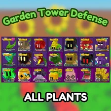 [Stock Clearance] Garden Tower Defense | Roblox | All Plants / Units