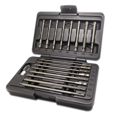 PDIP100 VIM Tools Power Drive TORX Plus Bit Set, IP10 Thru IP45, 17 Piece Set