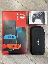 Nintendo Switch V1 (HAC-001-01) With Pro Controller, Accessories And Case