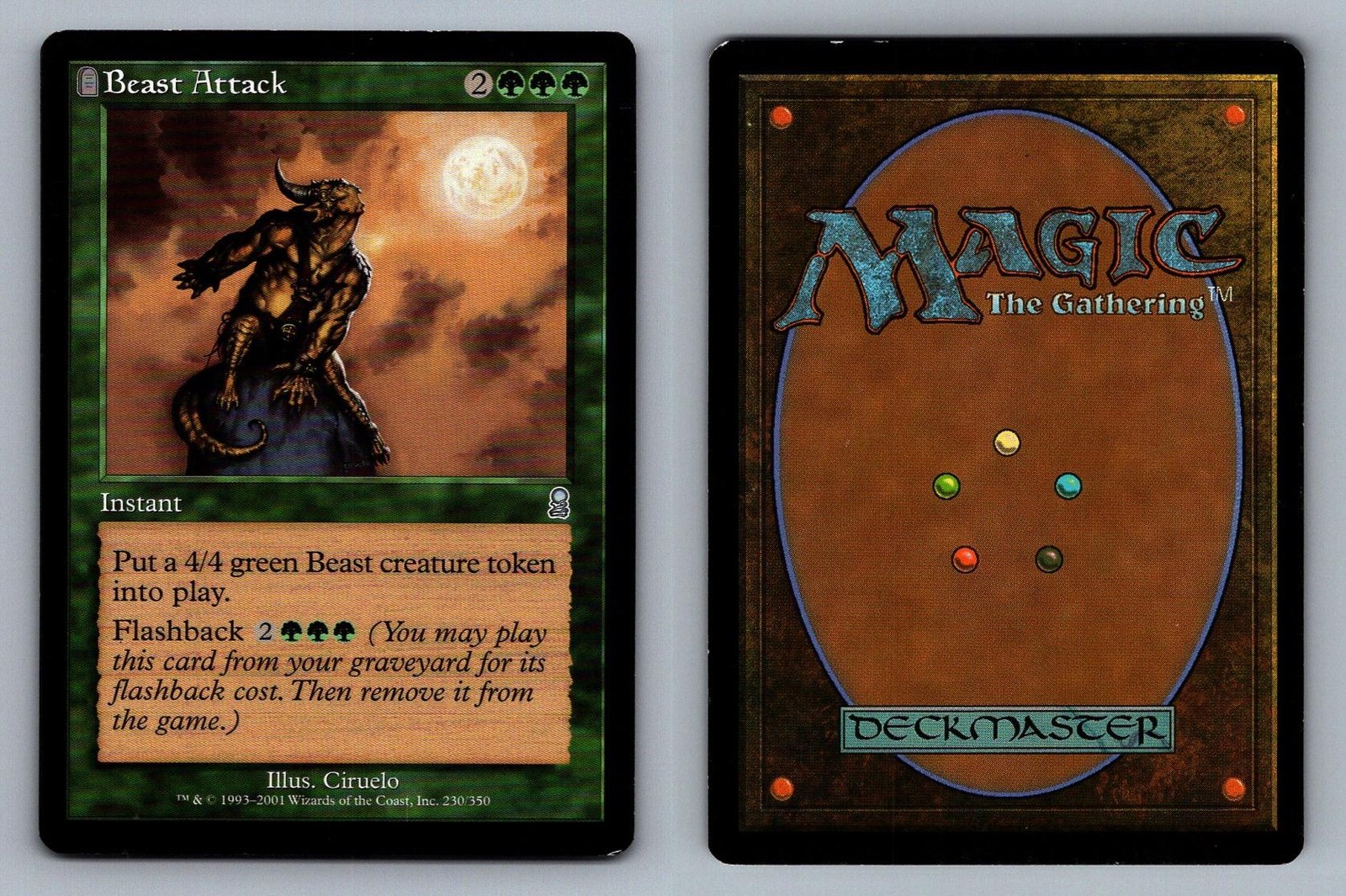 Beast Attack #230 Odyssey Magic: The Gathering MTG - LP