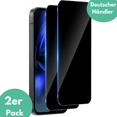 2X Blickschutz für Google Pixel 9A Display Anti-Spy Privacy Full Screen 9H
