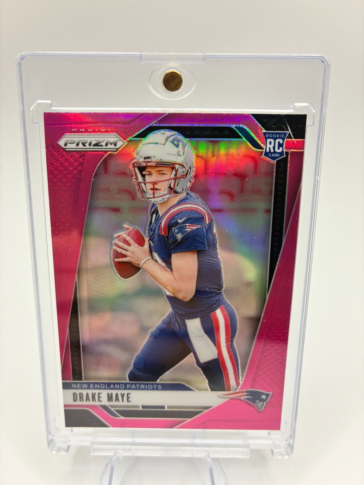 2024 Panini Prizm - Rookies Drake Maye #329 Pink Prizm (RC) MINT - SEE PICS!