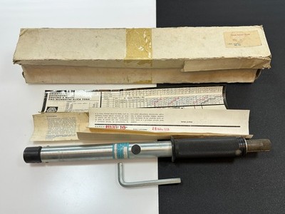 Tona A.S. Pecky Tools (Czech) UMO 10 Torque Wrench Handle w/ Box & Paperwork