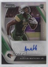 2021 Panini Prizm Draft Picks Silver Austin Watkins Jr #DPA-AWA Auto 2r7